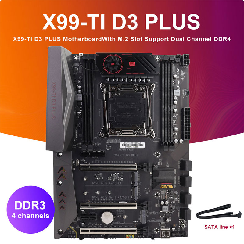 JGINYUE X99-TI D3 PLUS Moederb - E5 2696 V3 recensie en prijs